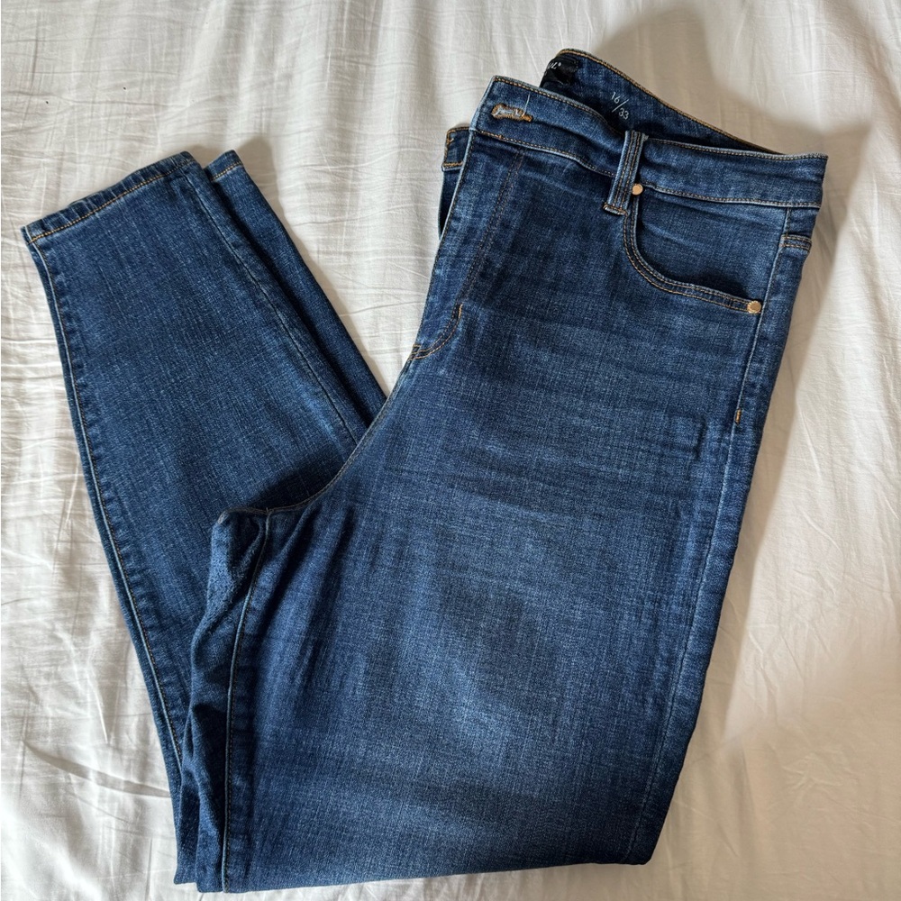 Liverpool Abby Skinny Ankle Blue Denim Jeans